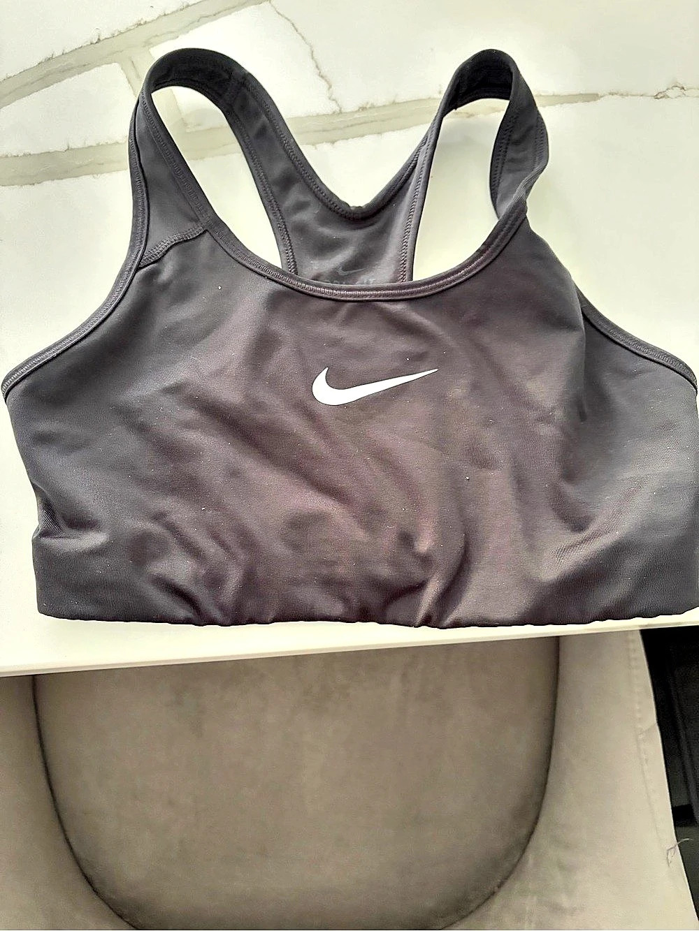 Nike Dri-FIT Athletic Bra Tank in Black Small